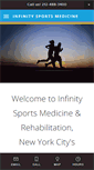 Mobile Screenshot of infinitysportsmedicine.com
